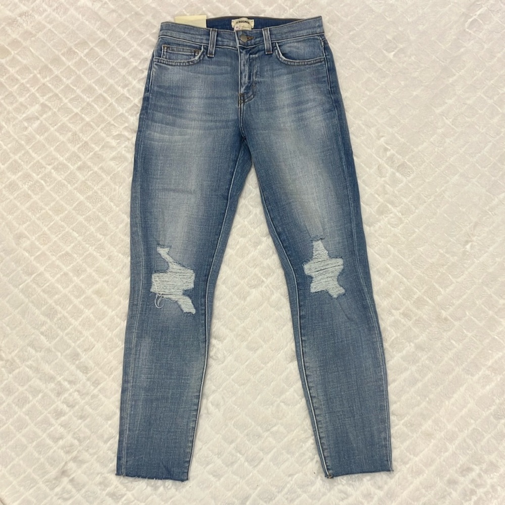 New W/ Tags L’AGENCE El Matador Skinny Jeans Dry Ice Size 23